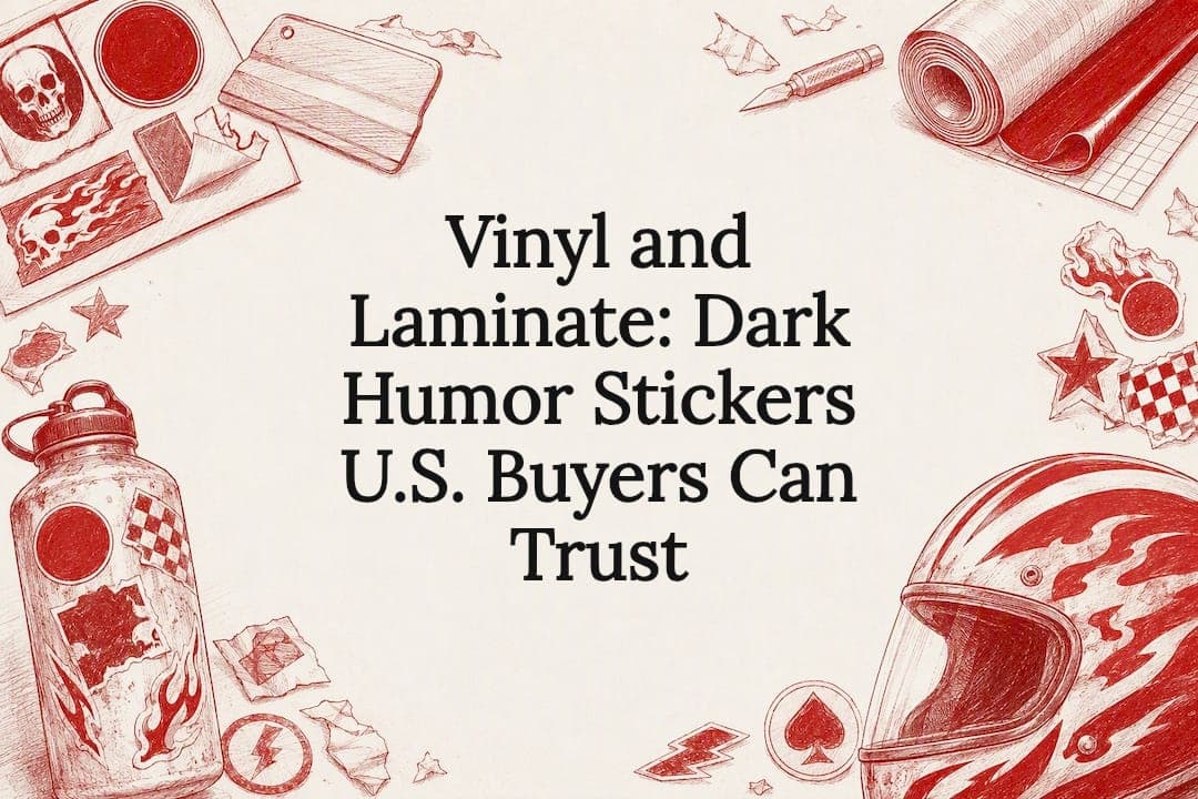 Vinyl and Laminate: Dark Humor Stickers U.S. Buyers Can Trust